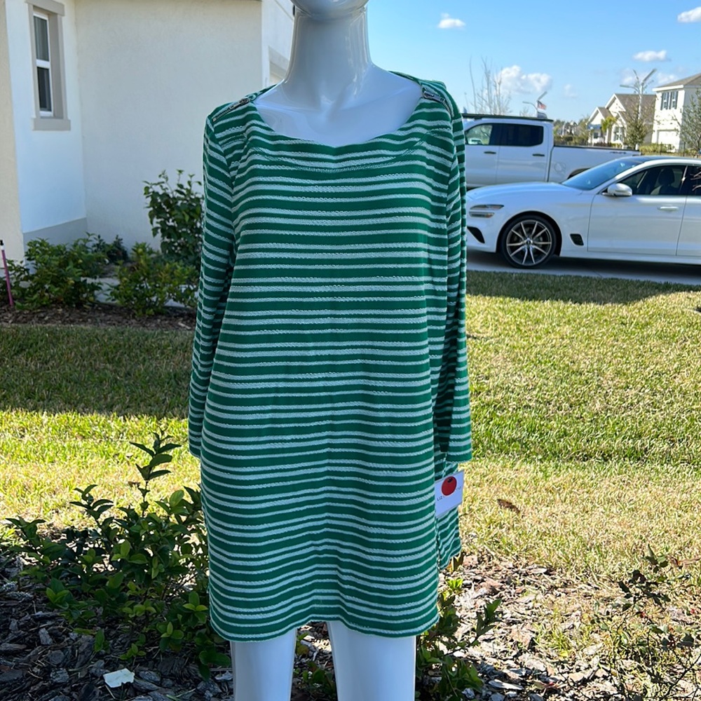 LIZ CLAIBORNE WEEKEND SHIRT TOP SIZE XL MSRP $44.00 NWT